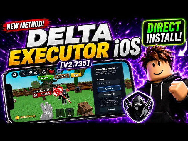 Direct Install Delta Executor Mobile [V2.735] NEW UPDATE! Roblox iOS Latest Version 2026