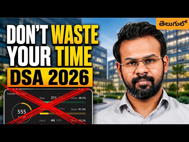 DONT LEARN DSA in 2026 BEFORE WATCHING THIS