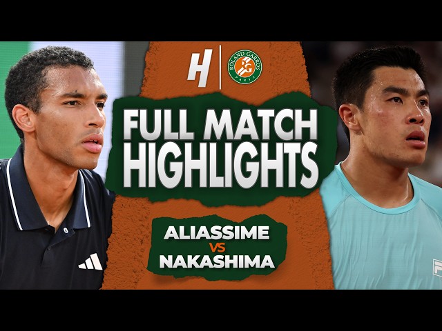 Felix Auger-Aliassime vs Brandon Nakashima - FULL Match Highlights | Round 3 | Roland Garros 2026