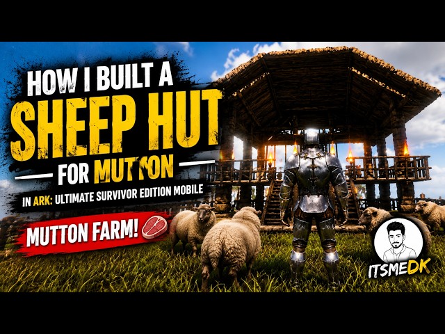 How I Built a Sheep Hut for Mutton | ARK Ultimate Mobile
