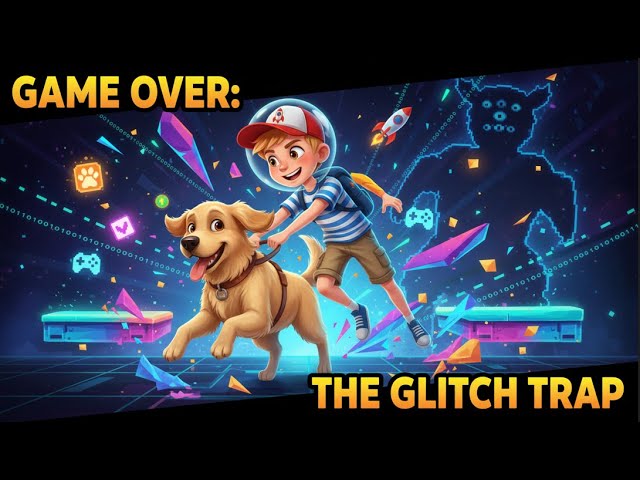 GAME OVER THE GLITCH TRAP - 3D Gaming Cartoon Adventure