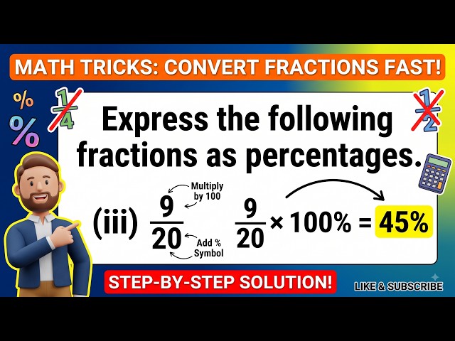 Express the following fractions as percent 9/20 CBSE NCERT Science Exploration Class 9 Chapter 13