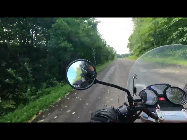 Moto Guzzi Breva 750 test run