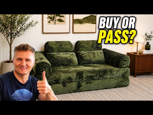 Boneless Convertible Sofa Bed Review! No Assembly Insane Quick Expansion 😱