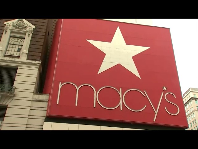 Macy's iconic shopping bag comes down, raising questions about what's next for famous corner