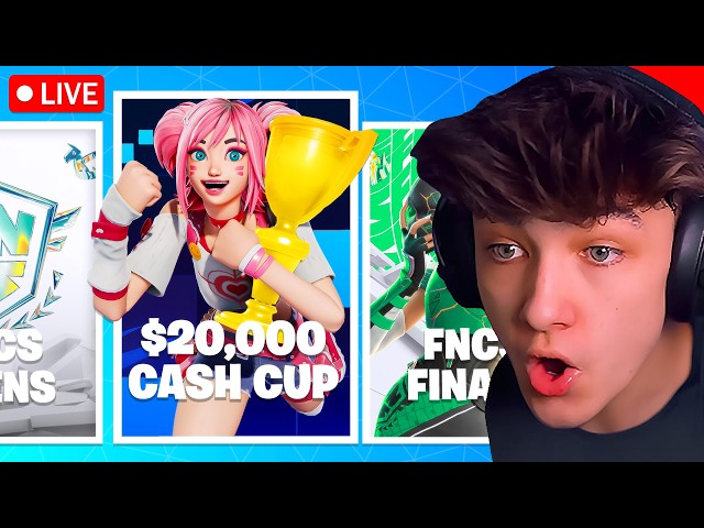 🔴LIVE! - $20,000 DUO TOURNAMENT, FNCS HEATS SOON! (Fortnite)