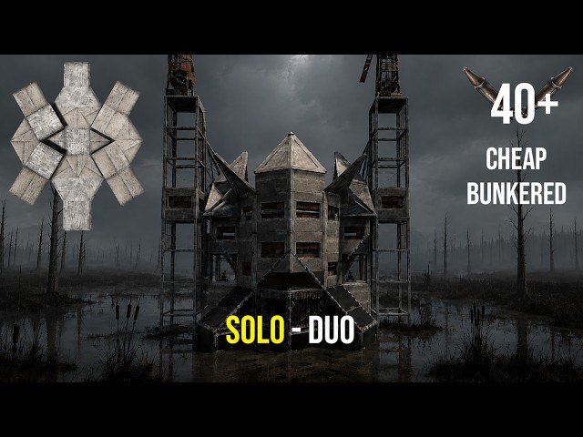 META - Cheap Solo/Duo Bunker Base Rust | 40+ Rockets 2026