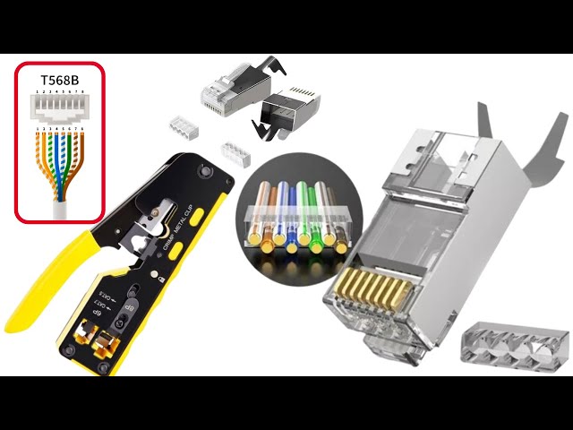 Crimping Cat6A / Cat7 Network Cables
