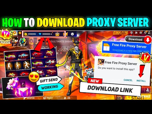 How To Download Proxy Server Free Fire || Proxy Server Kaise Download Karen | Proxy Server Free Fire