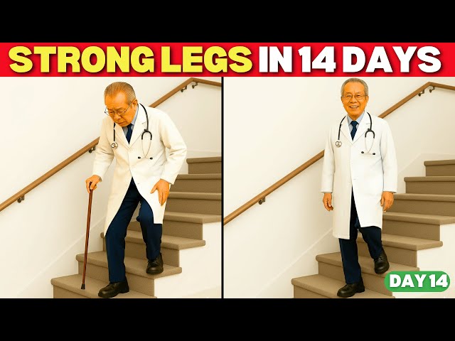 Japan's Oldest Doctor: The ONLY 3 LEG Exercises You Need to Climb Stairs Easily After 60