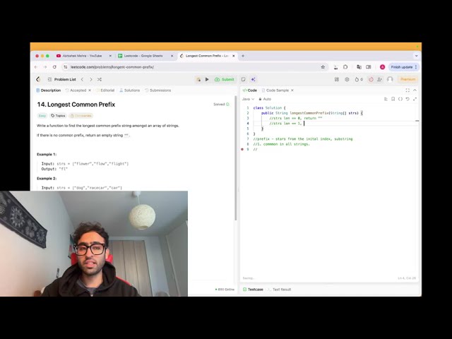 [Google] Longest Common Prefix | Question #5