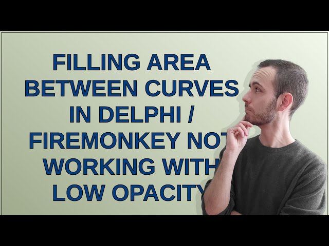 Filling area between curves in Delphi / Firemonkey not working with low opacity