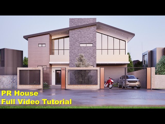PR House | Full Video Tutorial | Revit Architecture | Twinmotion