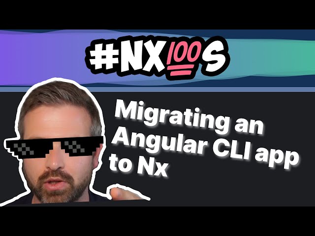 Nx in 100 seconds: Migrate an Angular CLI app to Nx