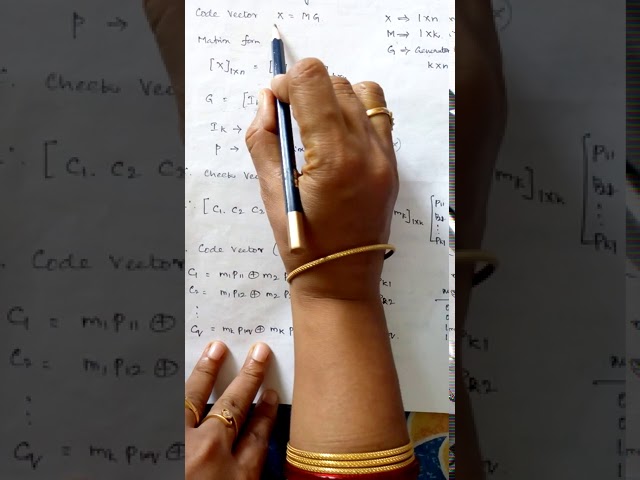 Linear Block Code -Part-1