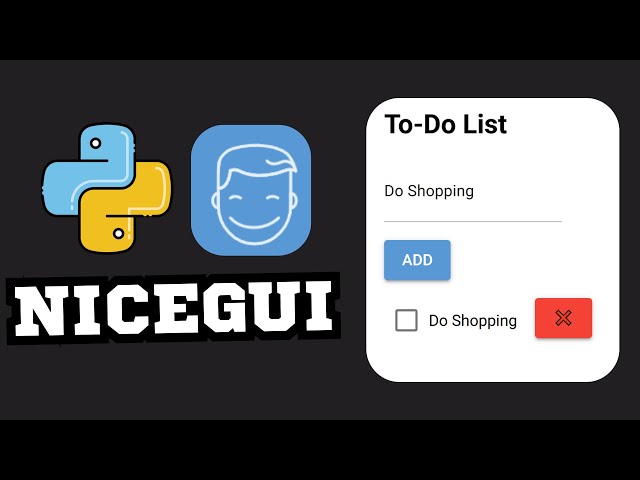 How to Build a To Do List in Python with NiceGUI Fast & Simple!