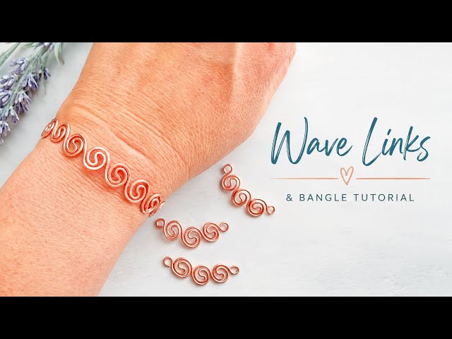DIY Wave Links - Beautiful Handmade Jewelry in Minutes!