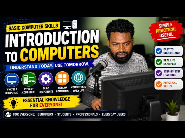 Basic Computer Skills Training | Introduction to Computers Afaan Oromodhan-Part 1