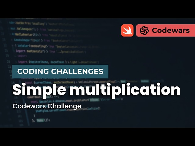 Swift Coding Challenges | Codewars - Simple multiplication [ENGLISH]