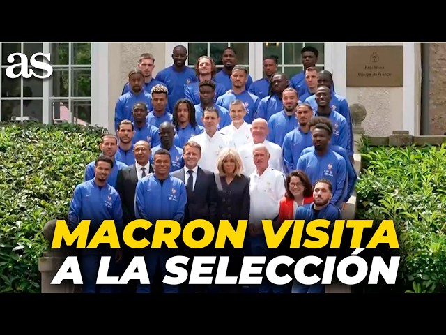 La visita de MACRON a la SELECCIÓN FRANCESA para dar ánimo a los suyos | MUNDIAL 2026