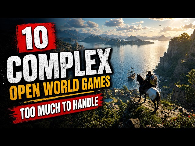 10 Most Complex Open World Games That Are Absolutely Not For Casual Players