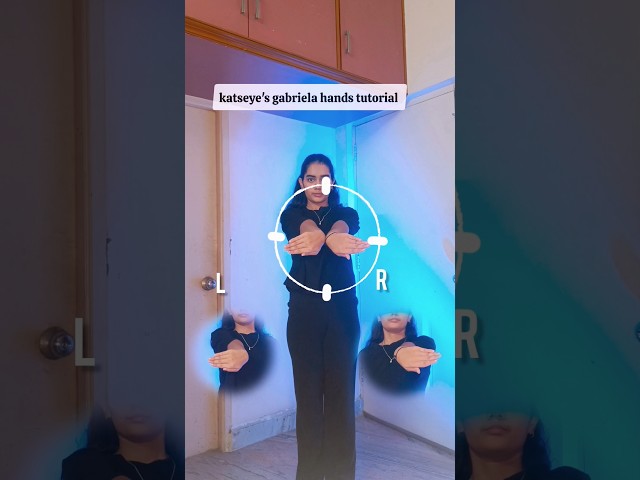 KATSEYE - GABRIELA ( hands tutorial) #dancetutorial #katseye_gabriela #katseye #shorts