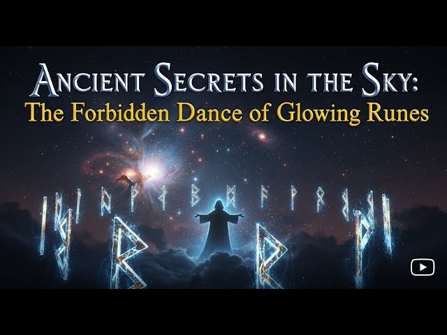 Ancient Secrets in the Sky: The Forbidden Dance of Glowing Runes