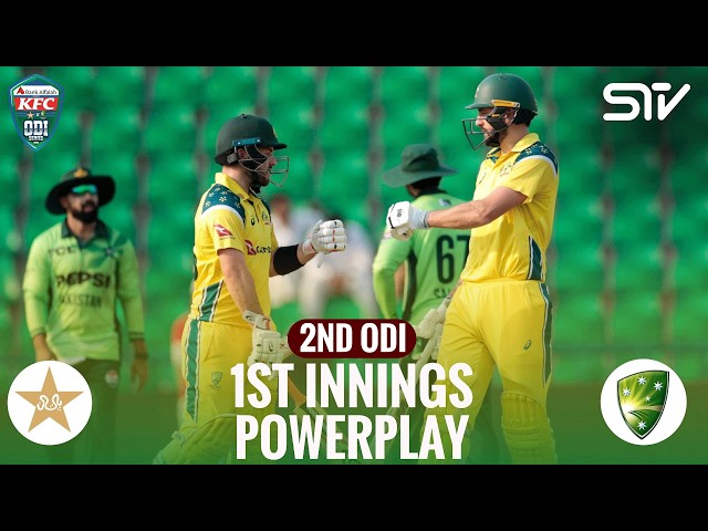 1st Innings Powerplay | Pakistan vs Australia | Match 02 | ODI Series 2026 | PCB | M9J1H