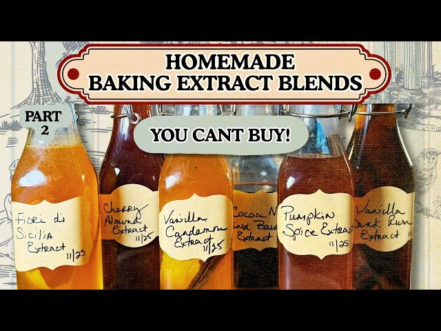 Homemade Baking Extract Blends You Can't Buy in Stores