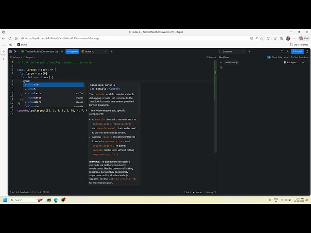 Find the Smallest Element in an Array | Interview Question | Find the largest Element in an Array