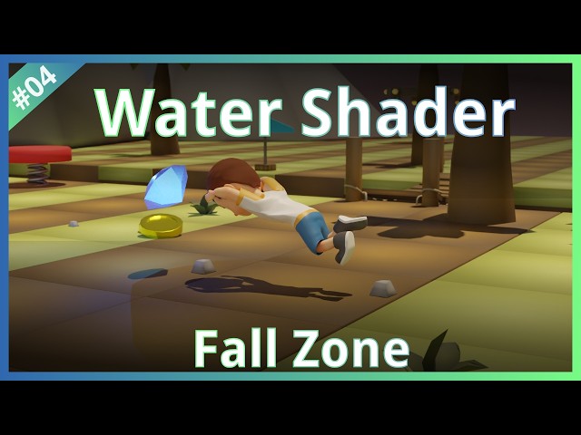 #04 - Shader de Água na Godot e zona de queda (Game Over),Reload de Cena #godot4 #gdscript #curso