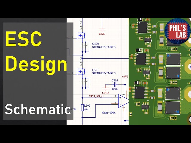 (Sponsored) ESC Hardware Design - Phil's Lab #66