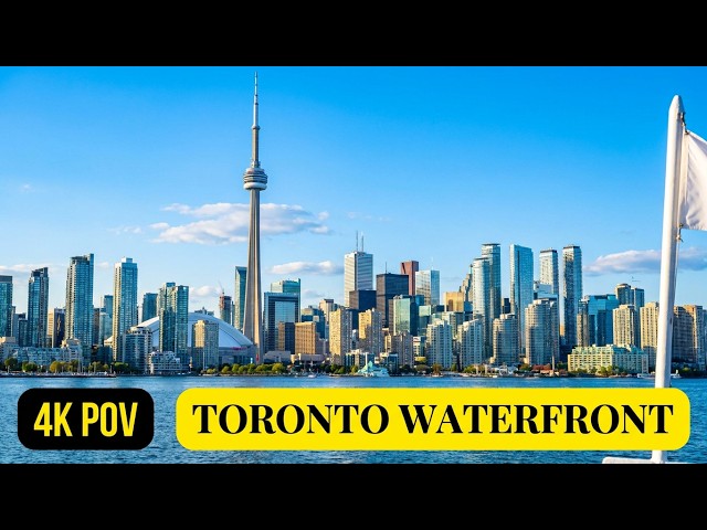 Toronto Harbourfront Walking Tour 🇨🇦 | Toronto's Stunning Waterfront in 4K HDR (POV 2026)
