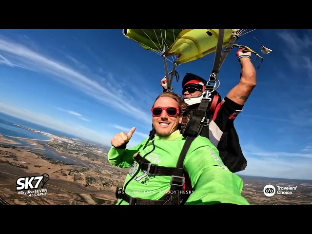Dirk Bekkers Tandem Skydive at Skydive Seven