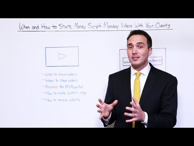 When and How to Share Money Script Monday Videos with Your Clients - Money Script Monday