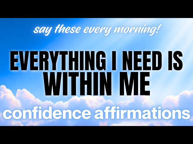 I Trust Myself | Daily Affirmations for Self Trust & Confidence