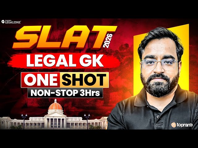 SLAT 2026 | Legal Gk | One Shot | Soumil Sir | LegalEdge