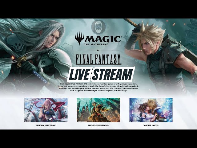 🔴 LIVE: Magic the Gathering Meets Final Fantasy – What Did I Just Pull?!