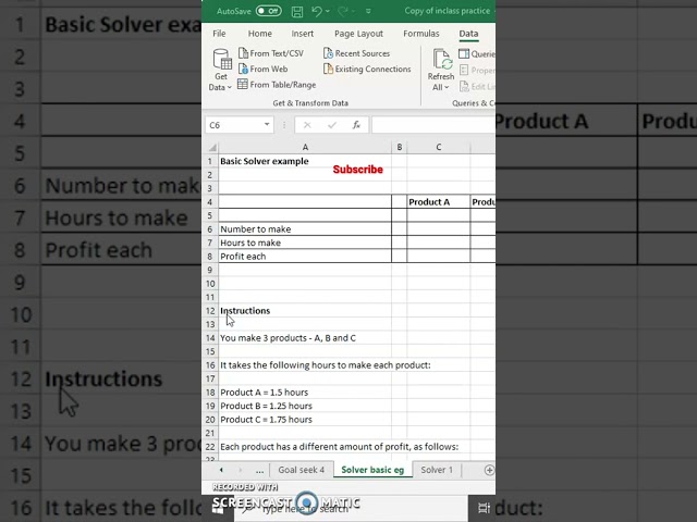 Solver excel #excel #exceltips #exceltutorial #excel #subscribe #trending #online #work #chart