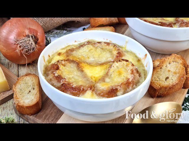 🧅🧅 La Mejor Sopa de Cebolla Que Jamás Hayas Probado! 😍