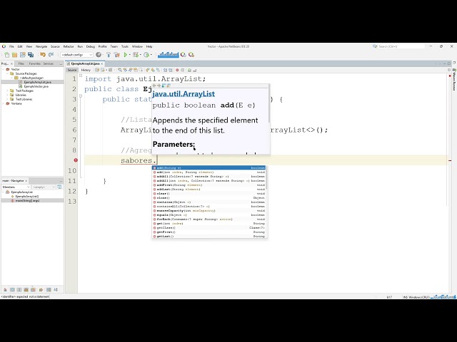JAVA - ARRAY LIST