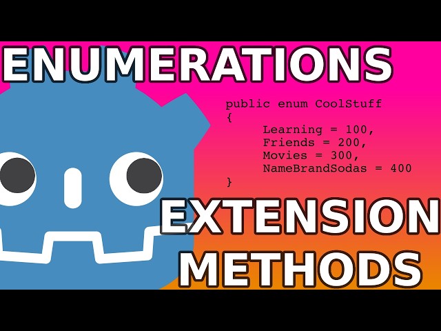 Enumerations and Extension Methods (Godot | C#)