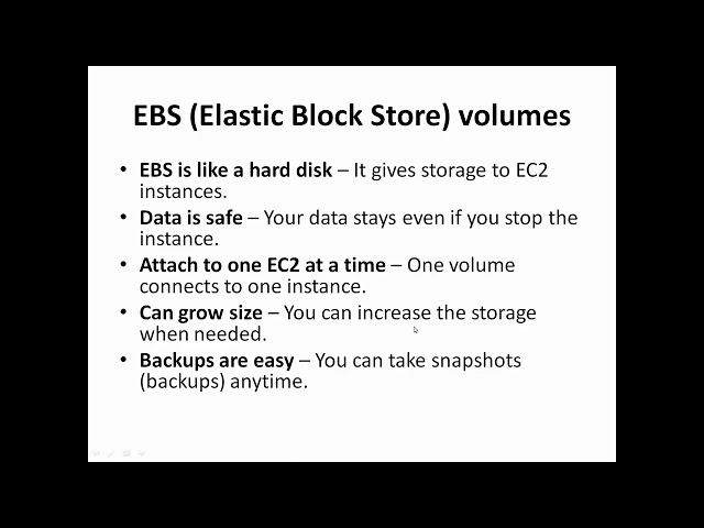 Attaching & detaching EBS volume  by Govindraj #Studentmade | Ekascloud