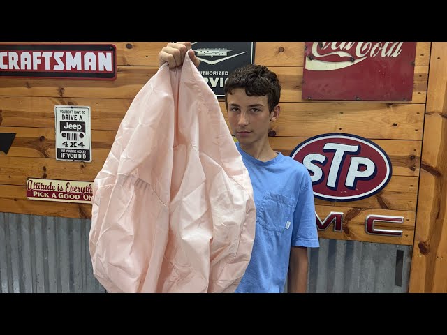 I destroyed an airbag from a car😬