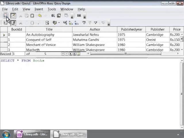 Create simple queries in SQL View - Gujarati