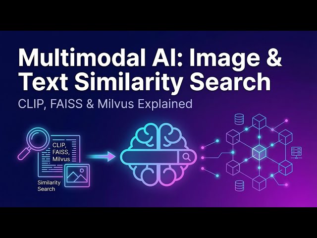 Image & Text Similarity Search using CLIP, FAISS & Milvus | Multimodal AI Explained in Tamil