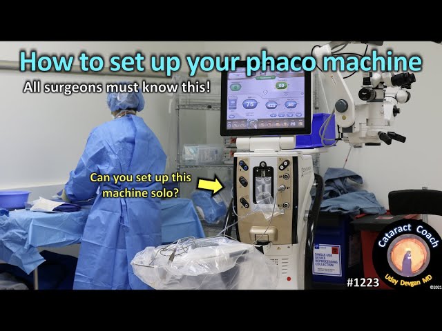 CataractCoach 1223: learn how to set up your phaco machine