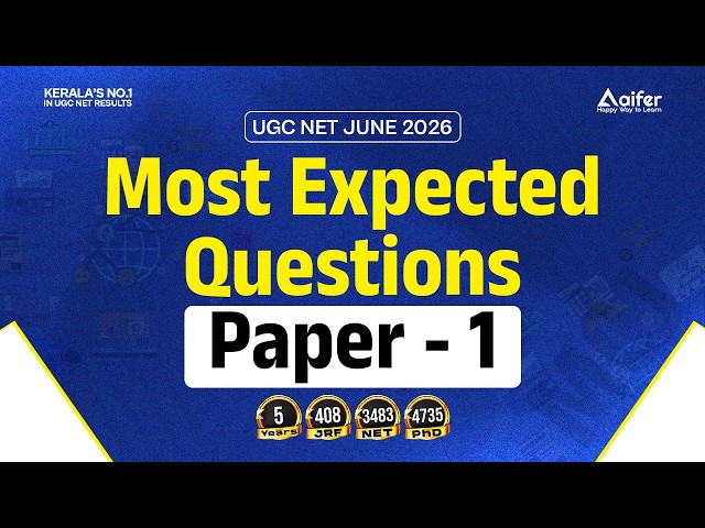 UGC NET 2026 | MOST EXPECTED QUESTIONS IN PAPER 1 - Higher Education