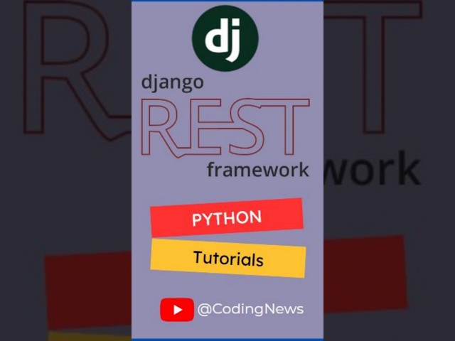 Setup Django Rest Framework | Django Tutorial #django #python