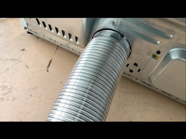 How to attach an Semi Rigid dryer vent